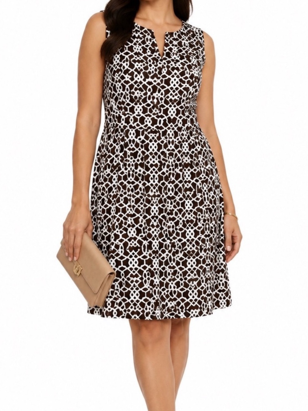Jude Connally Printed Geometric Dress
